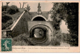 JUVISY-sur-ORGE: Cour De France, Pont Des Belles Fontaines, Construit En 1728 - état - Juvisy-sur-Orge