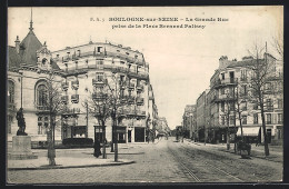 CPA Boulogne-sur-Seine, La Grande Rue Prise De La Place Bernard Palissy  - Other & Unclassified