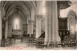 BRIE COMTE ROBERT: L'église Vue Intérieure (côté Gauche) - Très Bon état - Brie Comte Robert