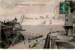 GRANVILLE: Entrée De La Plage - Très Bon état - Granville