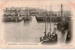 GRANVILLE: La Sortie Du Bateau De Jersey - Très Bon état - Granville