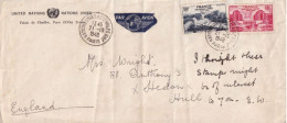 LETTRE  1948 NATIONS UNIES ASSEMBLEE - Briefe U. Dokumente