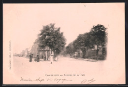 CPA Commentry, Avenue De La Gare  - Commentry