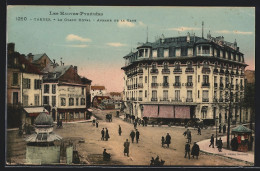 CPA Tarbes, Le Grand Hotel, Avenue De La Gare  - Tarbes