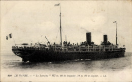 CPA Dampfer La Lorraine, CGT, French Line - Autres & Non Classés