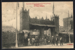 AK Roubaix, Exposition Internationale Du Nord De La France 1911, Le Village Sénégalais  - Expositions