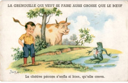 ANIMAUX: Grenouille Qui Veut Faire Comme Le Boeuf - Très Bon état - Other & Unclassified