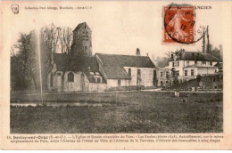 JUVISY-sur-ORGE: L'église Et Bassin Circulaire Du Parc -  état - Juvisy-sur-Orge