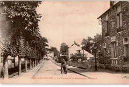 VIRY-CHATILLON: La Poste Et Le Boulevard Husson -  Bon état - Viry-Châtillon
