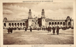 CPA Exposition Coloniale De Marseille, Le Grand Palais - Autres & Non Classés