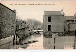 COLOMBES: Pla Banlieue Parisienne Inondée Crue De Janvier 1910 - Très Bon état - Colombes