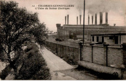 COLOMBES: Gennevilliers, L'usine Du Secteur électrique - Très Bon état - Colombes