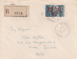 LETTRE  1968  RECOMANDEE  ABBEVILLE    SOMME - Lettres & Documents