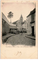 VIRY-CHATILLON: La Rue De Morsang Et L'église - Très Bon état - Viry-Châtillon