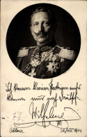 CPA Kaiser Wilhelm II., Ich Kenne Keine Parteien Mehr, Zitat 1914 - Königshäuser