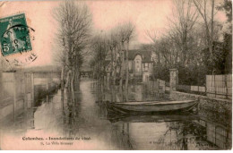 COLOMBES: Inondations De 1910 La Villa Kresser - état - Colombes