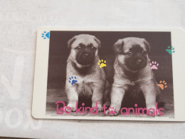 SINGAPORE-(76SIGB-0)-Puppies 2-(293)(76SIGB-059815)($20)(1/1/1996)-used Card+1card Prepiad Free - Singapour