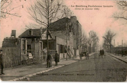 COLOMBES: La Banlieue Parisienenne Inondée, Crue De Janvier 1910, Avenue D'argenteuil Maison écroulée - Très Bon état - Colombes