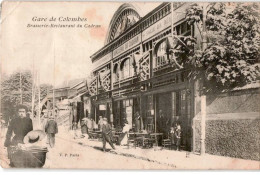 COLOMBES: Gare De Colombes, Brasserie-restaurant Du Cadran - état - Colombes