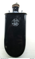 LADE 1100-30-20-  - Alte Emaille Trinkflasche 1930 - Oude Emaille Drinkfles -Ancienne Gourde émaillée 1930 - Ausrüstung