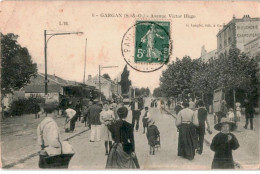 TRANSPORT: Chemin De Fer Et Tramway, Gargan Avenue Victor Hugo - Très Bon état - Tramways