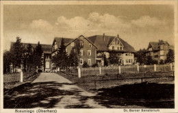 CPA Braunlage Im Oberharz, Dr. Barner Sanatorium - Autres & Non Classés