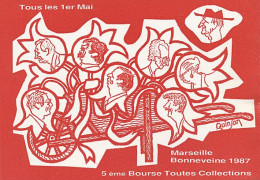 X9319 MARSEILLE BONNEVEINE EN 1987 CARTE D' ADHERENT  N° 391 LE CANOUBIER RUE FLORALIA - Quartiers Sud, Mazargues, Bonneveine, Pointe Rouge, Calanques