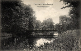 CPA Herrenhausen Hannover In Niedersachsen, Friederikenbrücke - Autres & Non Classés