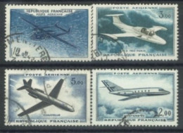 FRANCE - 1960/65- AIR PLANES STAMPS SET OF 4, USED - Usati