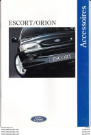 Dépliant Catalogue Ford Escort/Orion 1993, Cabriolet, GLX, Clipper - Advertising