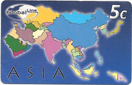 Spain: Prepaid Global Line - Asia - Otros & Sin Clasificación
