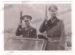 RO 86 - 22373 Gen. Ion ANTONESCU & Feldmaresalul Wilhelm KEITEL ( 14/10 Cm ) - Old Press Photo - Romania