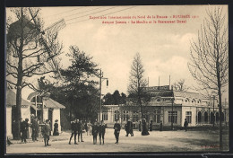 AK Roubaix, Exposition Internationale Du Nord De La France 1911, Avenue Jussieu, Le Moulin Et Le Restaurant Duval  - Expositions
