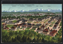 AK Bern, Schweizerische Landesausstellung 1914, Ansicht Gegen Süden Aus Der Vogelschau  - Exhibitions