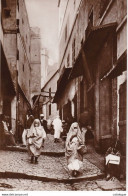 CPSM PHOTO ALGERIE - ALGER  - Une Rue De La Casbah - Algiers
