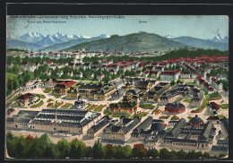 AK Bern, 19. Schweizerische Landesausstellung 1914, Ansicht Gegen Süden Mit Blüemlisalp, Niesen U. Doldenhorn  - Tentoonstellingen