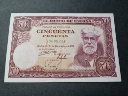 SPAIN BANKNOTE 50 PESETAS 1951 AUNC+ BILLETE ESPAÑA *COMPRAS MULTIPLES CONSULTAR* - 50 Pesetas