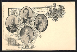 AK Ganzsache PP9C23 /04: Einführer Der Postkarte Dr. H. V. Stephan, Kaiser Wilhelm II.  - Autres & Non Classés