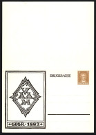 Klapp-AK Ganzsache PP100B3 /01: Wappen Des VAAM, Gegründet 1882  - Briefkaarten