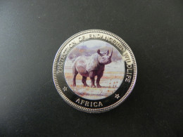 Uganda 1000 Shillings 1996 - Protection Of Endangered Wildlife Africa - Rhinoceros - Ouganda