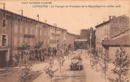 LAMASTRE (Ardèche) - Le Passage Du Président De La République (10 Juillet 1923) - Politique - Ecrit (2 Scans) - Lamastre