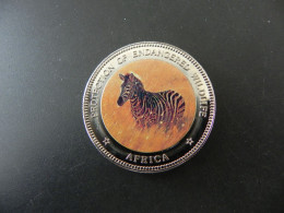 Uganda 1000 Shillings 1996 - Protection Of Endangered Wildlife Africa - Zebra - Oeganda
