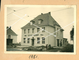 Orig. Foto 1951 Blick Auf Haus OTTO KAMP, Weine & Kaffee Bielefeld, Neubau ? Hausnummer 171 - Bielefeld