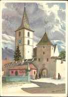 11097932 Muttenz Kirche Brunnen - Altri & Non Classificati