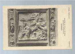 CPA - Arts - Sculptures - Ghiberti - Le Sacrifice D'Abraham - Détail De La Porte Du Baptistère - Florence - Non Circulée - Sculpturen