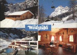 11096750 Leukerbad Restaurant Weidstuebli, Schnee Wallis - Autres & Non Classés