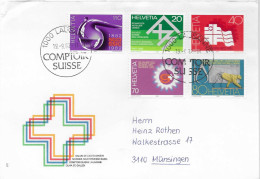Postzegels > Europa > Zwitserland > 1980-1989 > Brief Met No. 1210-1214 (17662) - Storia Postale