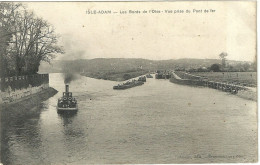 Isle Adam Les Bords De L Oise Vue Prise Du Pont De Fer - L'Isle Adam