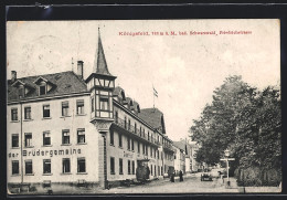 AK Königsfeld /bad. Schwarzwald, Friedrichstrasse Mit Gasthof Der Brüdergemeine  - Autres & Non Classés