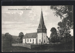 AK Neukirch /Baden, Pfarrkirche Und Friedhof  - Baden-Baden